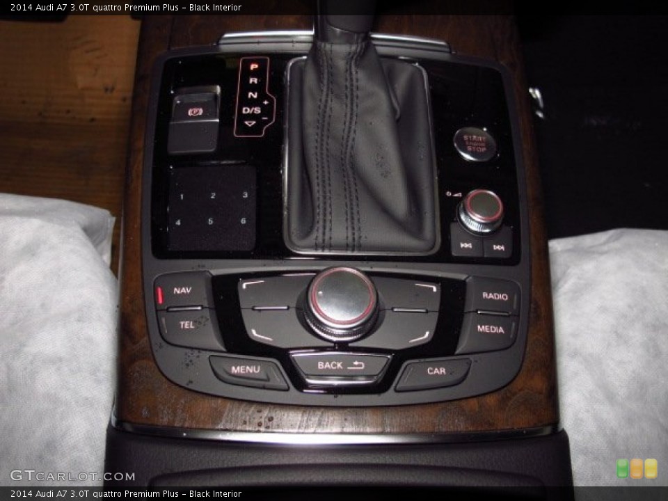 Black Interior Controls for the 2014 Audi A7 3.0T quattro Premium Plus #85919088