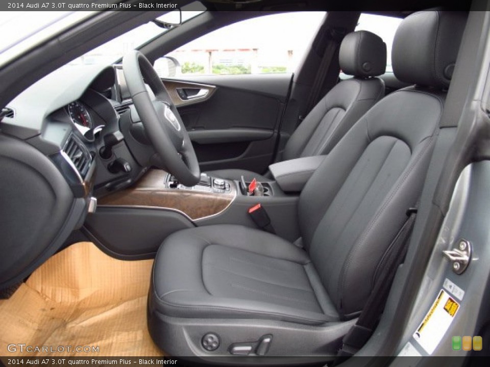 Black Interior Front Seat for the 2014 Audi A7 3.0T quattro Premium Plus #85919511