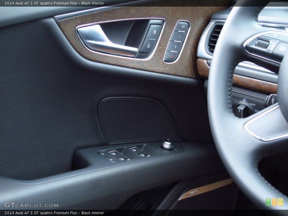 Black Interior Controls for the 2014 Audi A7 3.0T quattro Premium Plus #85919640