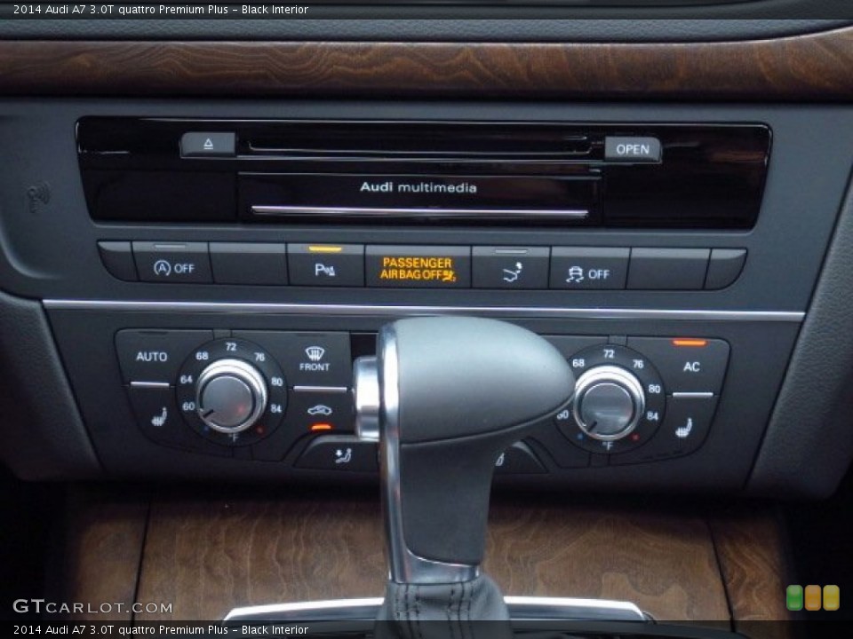 Black Interior Controls for the 2014 Audi A7 3.0T quattro Premium Plus #85919721
