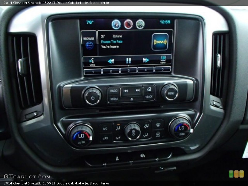 Jet Black Interior Controls for the 2014 Chevrolet Silverado 1500 LT Double Cab 4x4 #85920978