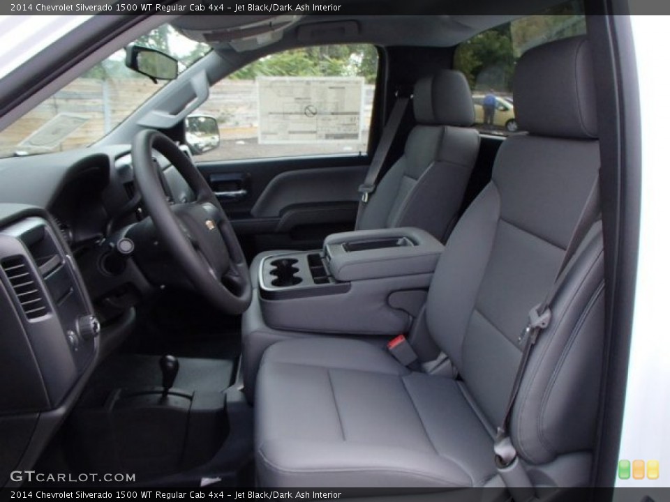 Jet Black/Dark Ash Interior Front Seat for the 2014 Chevrolet Silverado 1500 WT Regular Cab 4x4 #85921299