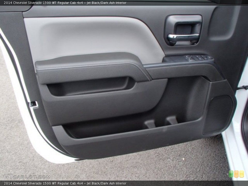 Jet Black/Dark Ash Interior Door Panel for the 2014 Chevrolet Silverado 1500 WT Regular Cab 4x4 #85921323