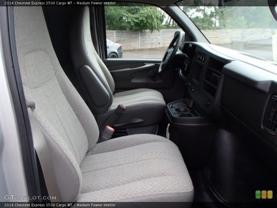 Medium Pewter Interior Front Seat for the 2014 Chevrolet Express 3500 Cargo WT #85921746