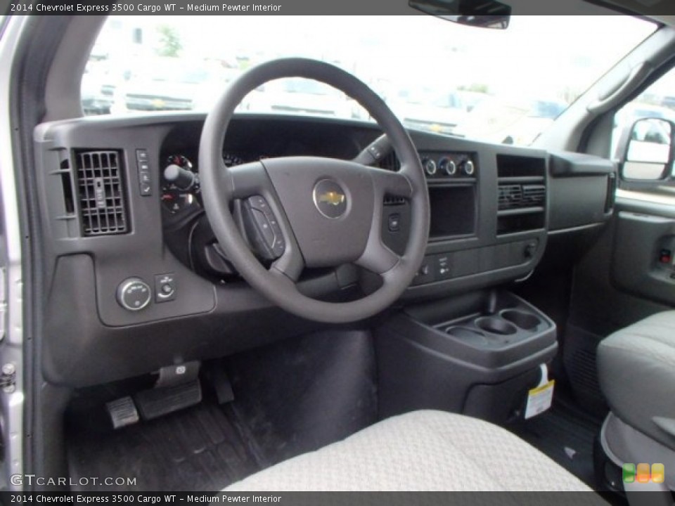 Medium Pewter 2014 Chevrolet Express Interiors
