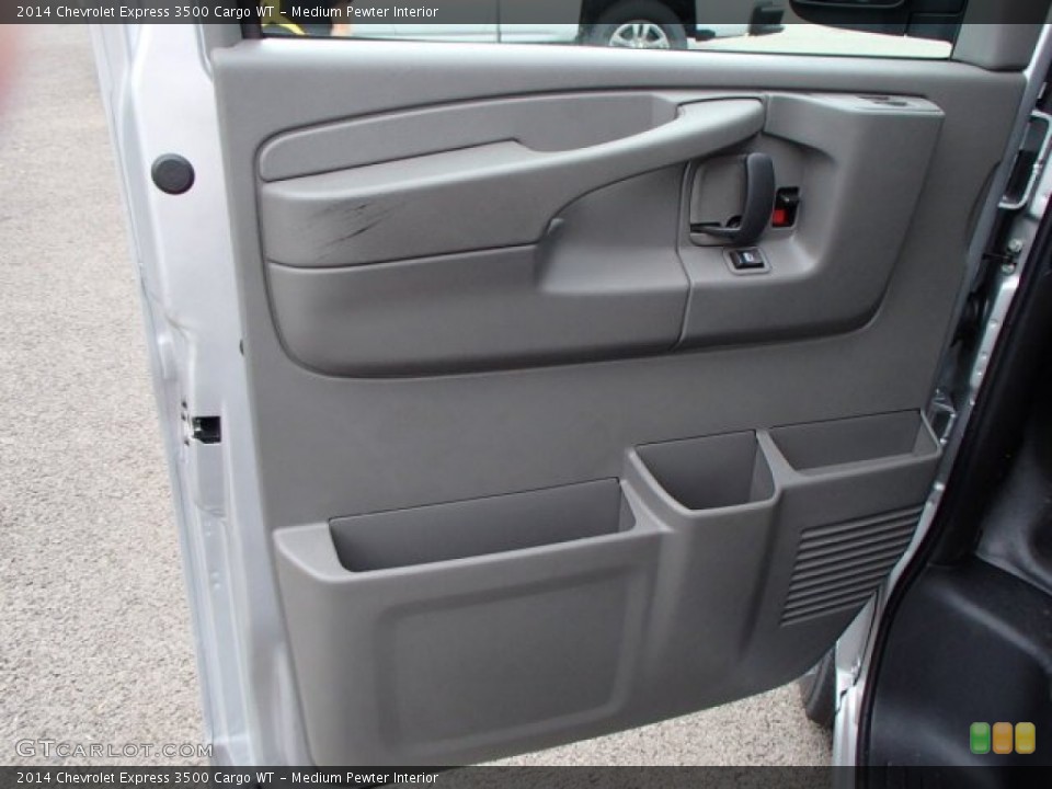 Medium Pewter Interior Door Panel for the 2014 Chevrolet Express 3500 Cargo WT #85921800