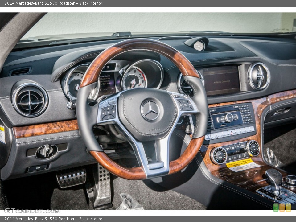 Black Interior Steering Wheel for the 2014 Mercedes-Benz SL 550 Roadster #85923321