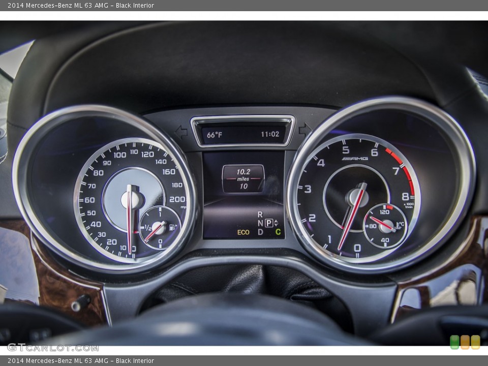 Black Interior Gauges for the 2014 Mercedes-Benz ML 63 AMG #85925538