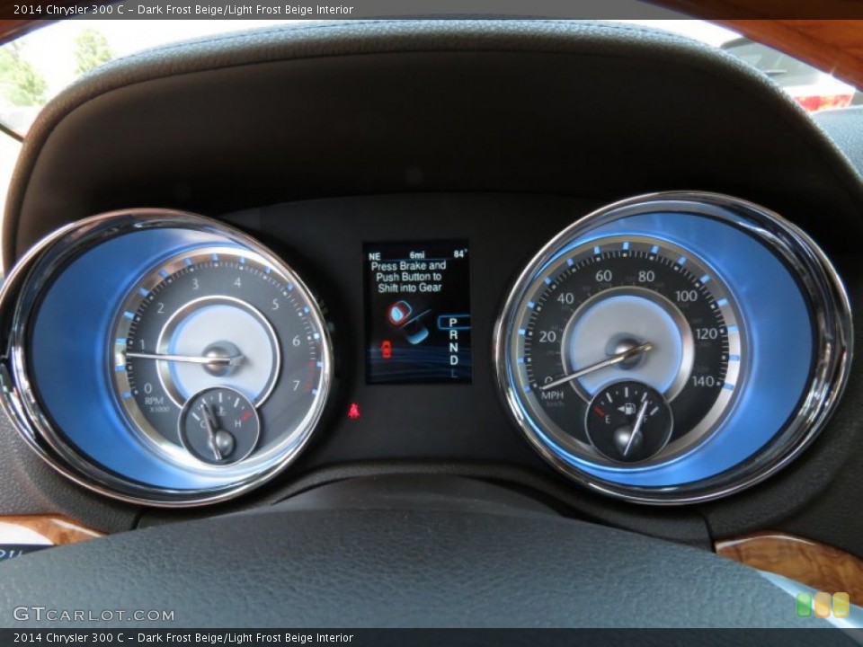 Dark Frost Beige/Light Frost Beige Interior Gauges for the 2014 Chrysler 300 C #85926114
