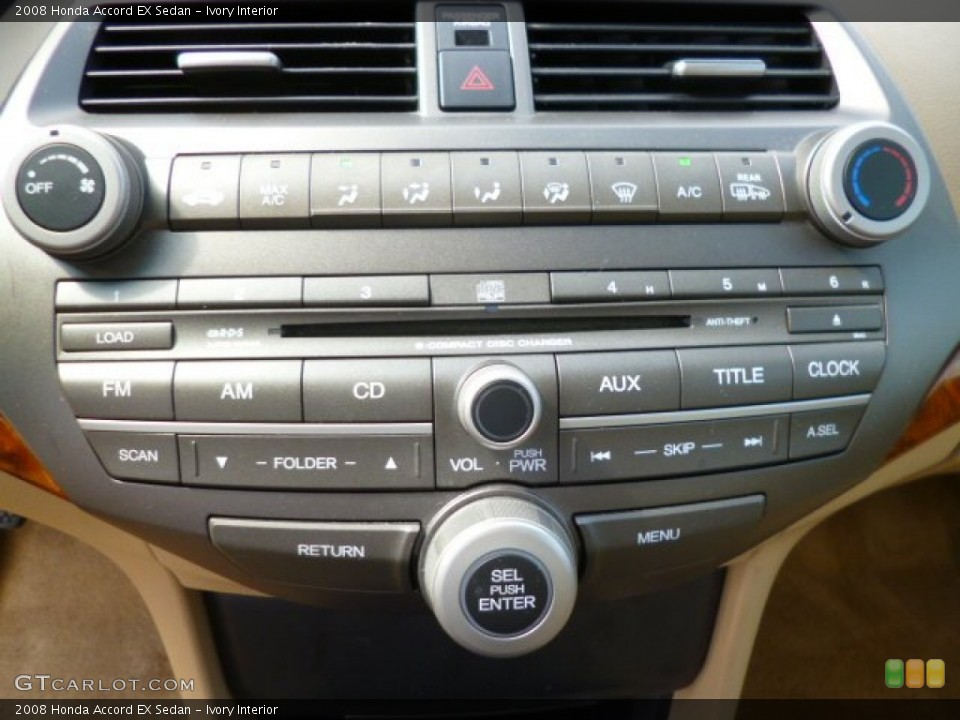 Ivory Interior Controls for the 2008 Honda Accord EX Sedan #85926147