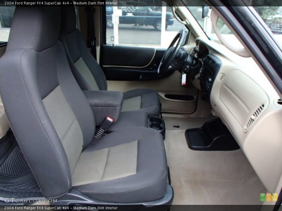 Medium Dark Flint Interior Front Seat for the 2004 Ford Ranger FX4 SuperCab 4x4 #85927989