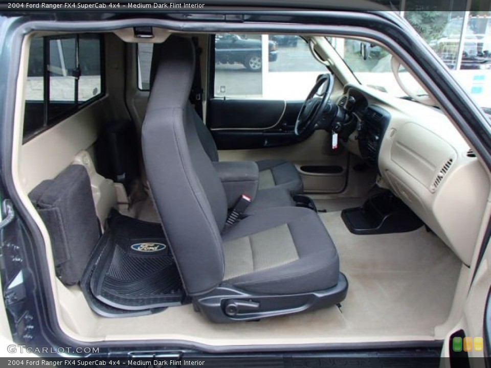 Medium Dark Flint Interior Front Seat for the 2004 Ford Ranger FX4 SuperCab 4x4 #85928010