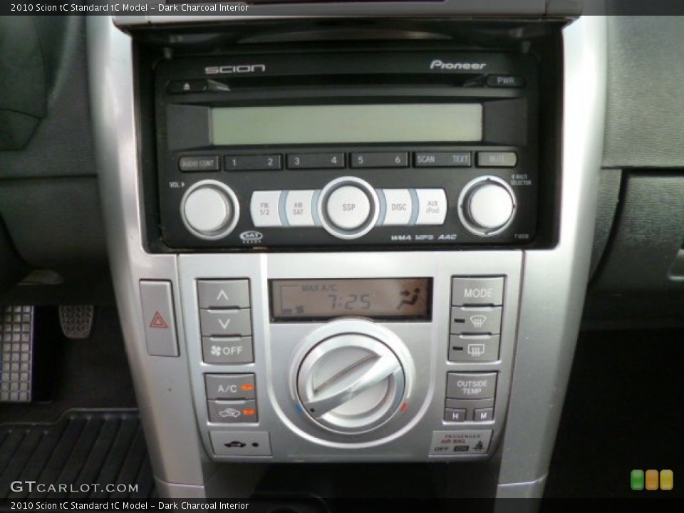 Dark Charcoal Interior Controls for the 2010 Scion tC  #85928409