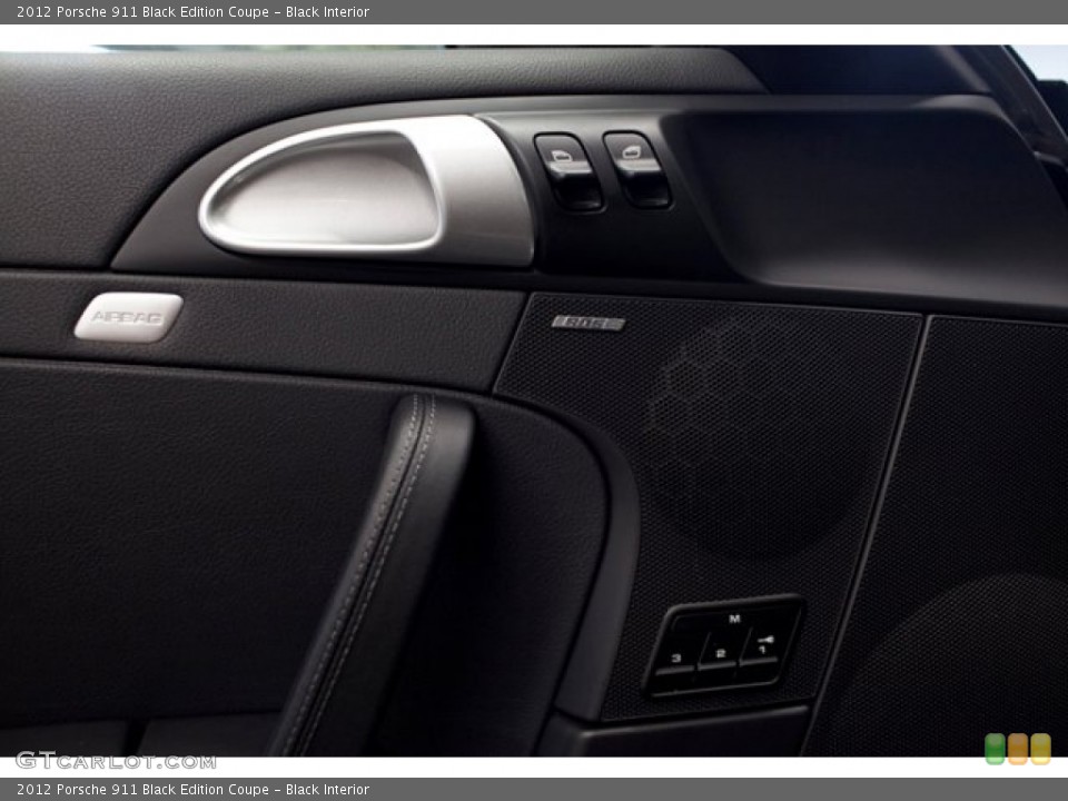 Black Interior Controls for the 2012 Porsche 911 Black Edition Coupe #85929420