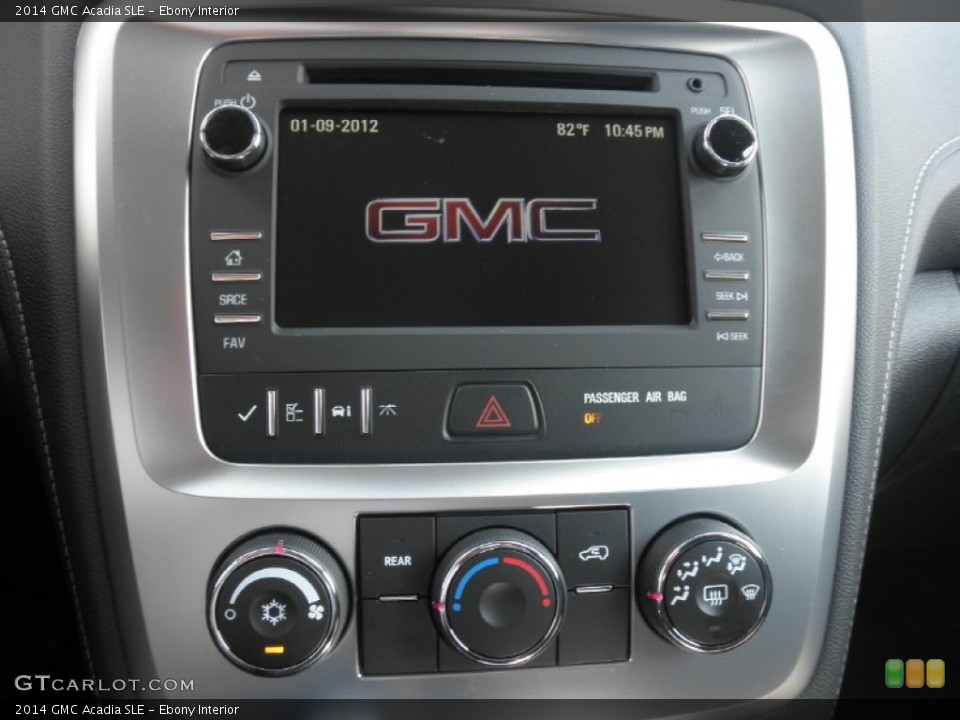 Ebony Interior Controls for the 2014 GMC Acadia SLE #85930893