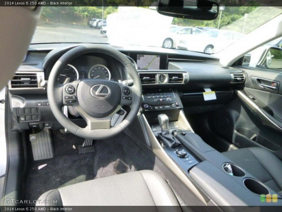 Black Interior Prime Interior for the 2014 Lexus IS 250 AWD #85932663