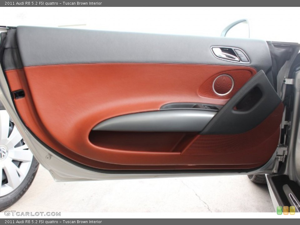 Tuscan Brown Interior Door Panel for the 2011 Audi R8 5.2 FSI quattro #85933869