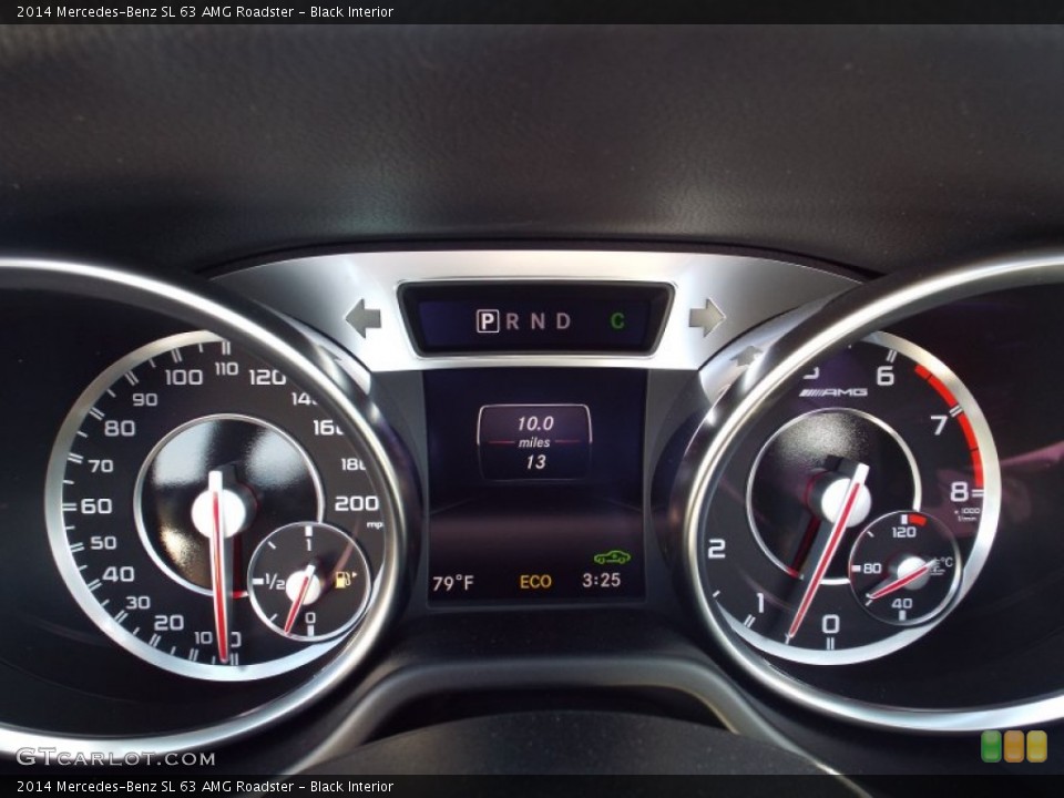 Black Interior Gauges for the 2014 Mercedes-Benz SL 63 AMG Roadster #85934211