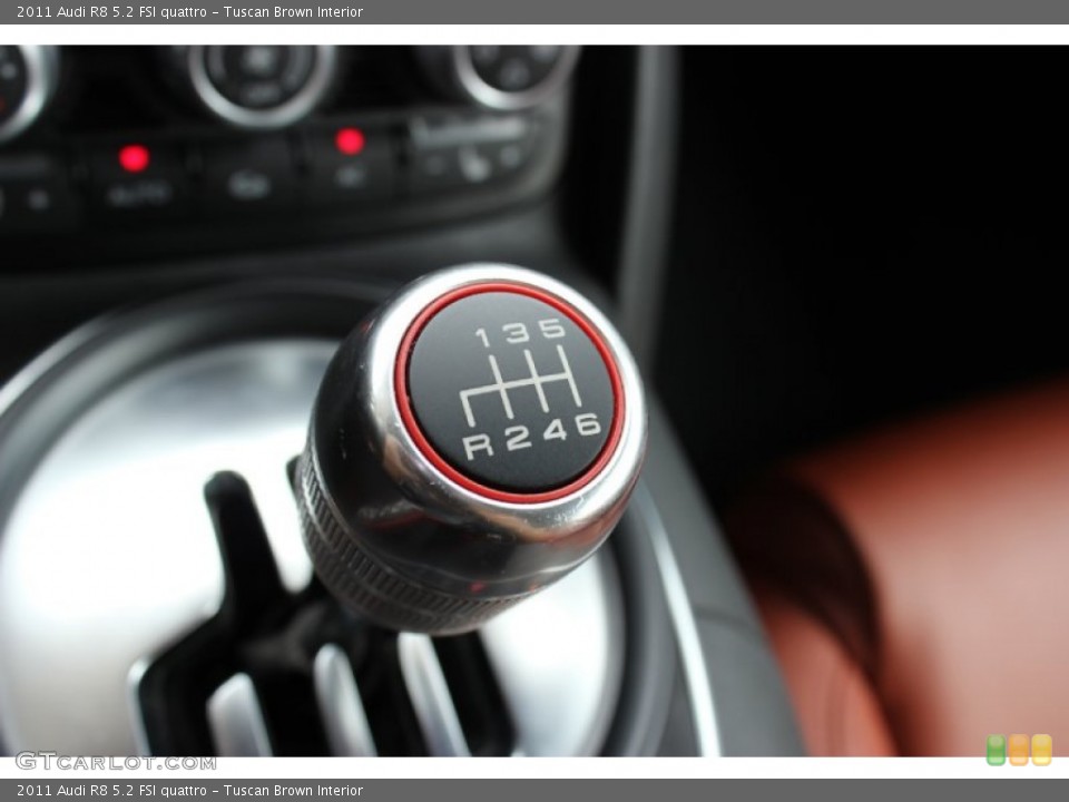 Tuscan Brown Interior Transmission for the 2011 Audi R8 5.2 FSI quattro #85934219
