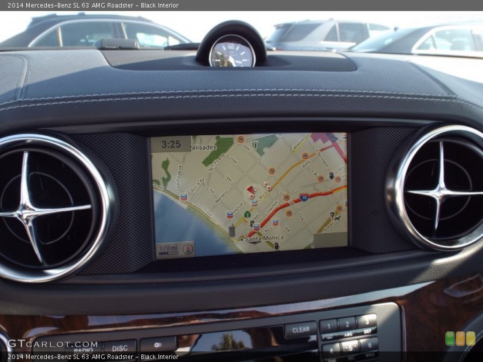 Black Interior Navigation for the 2014 Mercedes-Benz SL 63 AMG Roadster #85934262