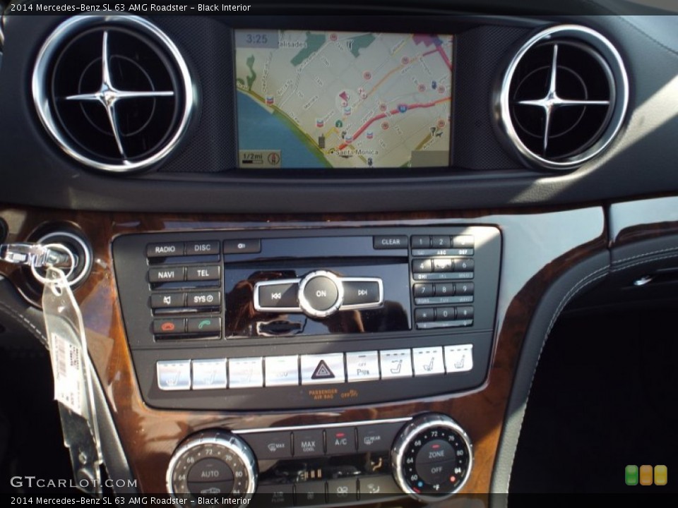 Black Interior Controls for the 2014 Mercedes-Benz SL 63 AMG Roadster #85934286