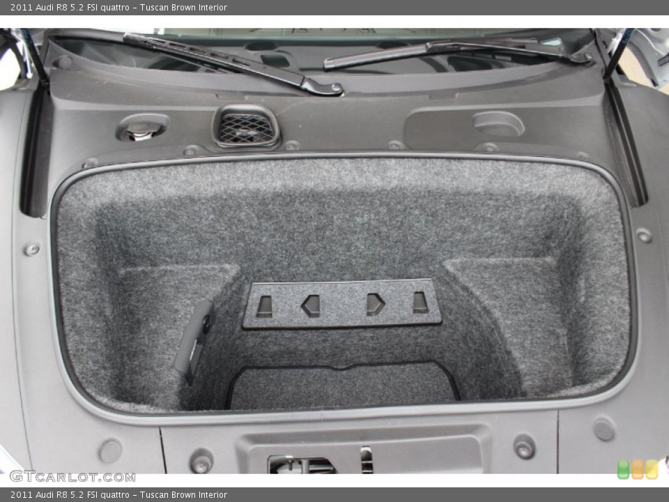 Tuscan Brown Interior Trunk for the 2011 Audi R8 5.2 FSI quattro #85934400