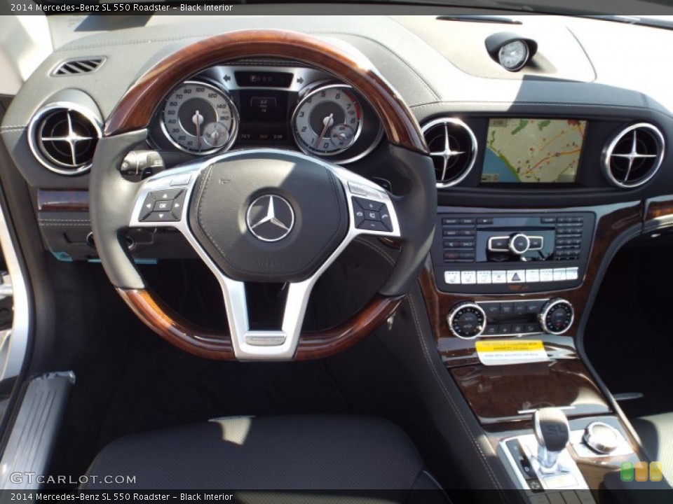 Black Interior Dashboard for the 2014 Mercedes-Benz SL 550 Roadster #85934646