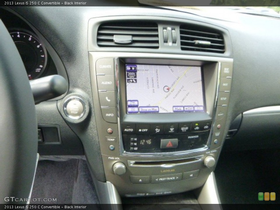 Black Interior Controls for the 2013 Lexus IS 250 C Convertible #85934650