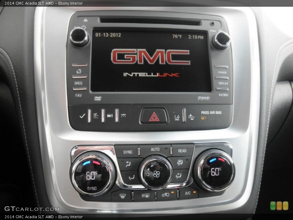 Ebony Interior Controls for the 2014 GMC Acadia SLT AWD #85934712