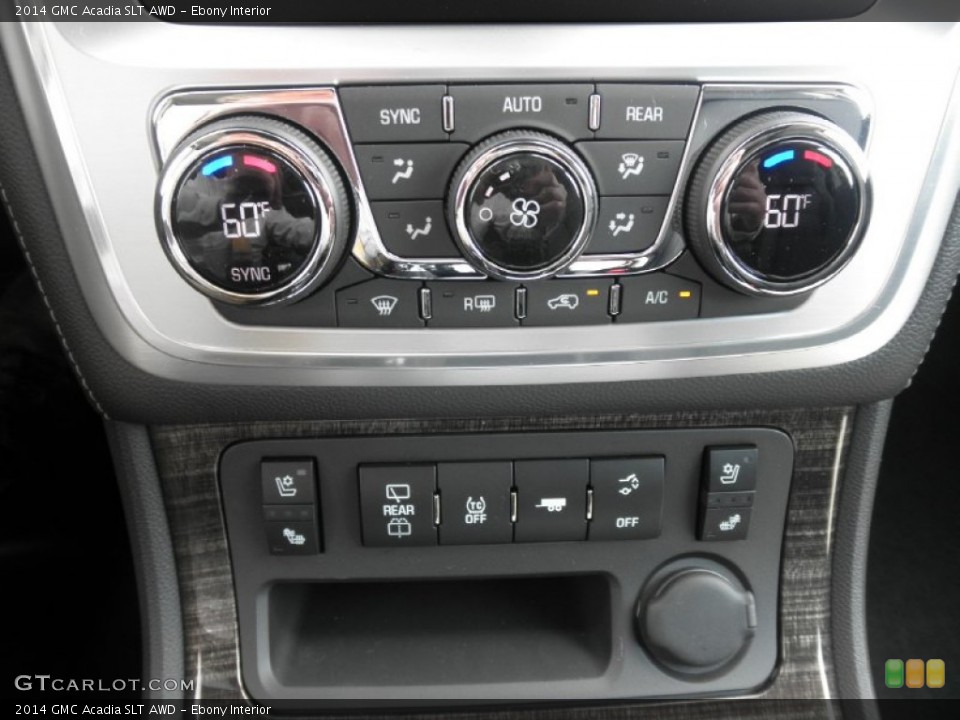 Ebony Interior Controls for the 2014 GMC Acadia SLT AWD #85934826