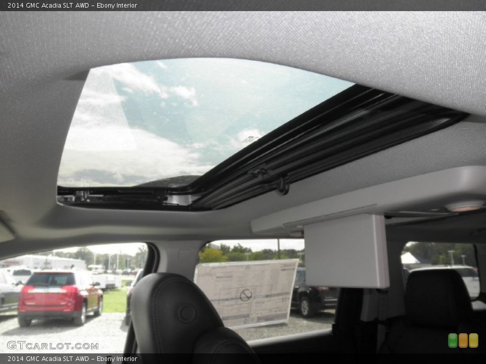 Ebony Interior Sunroof for the 2014 GMC Acadia SLT AWD #85935081