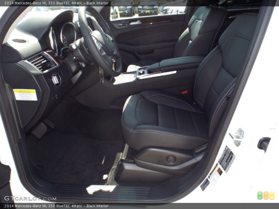 Black Interior Front Seat for the 2014 Mercedes-Benz ML 350 BlueTEC 4Matic #85936827