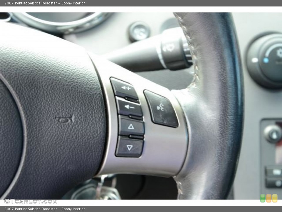 Ebony Interior Controls for the 2007 Pontiac Solstice Roadster #85938351
