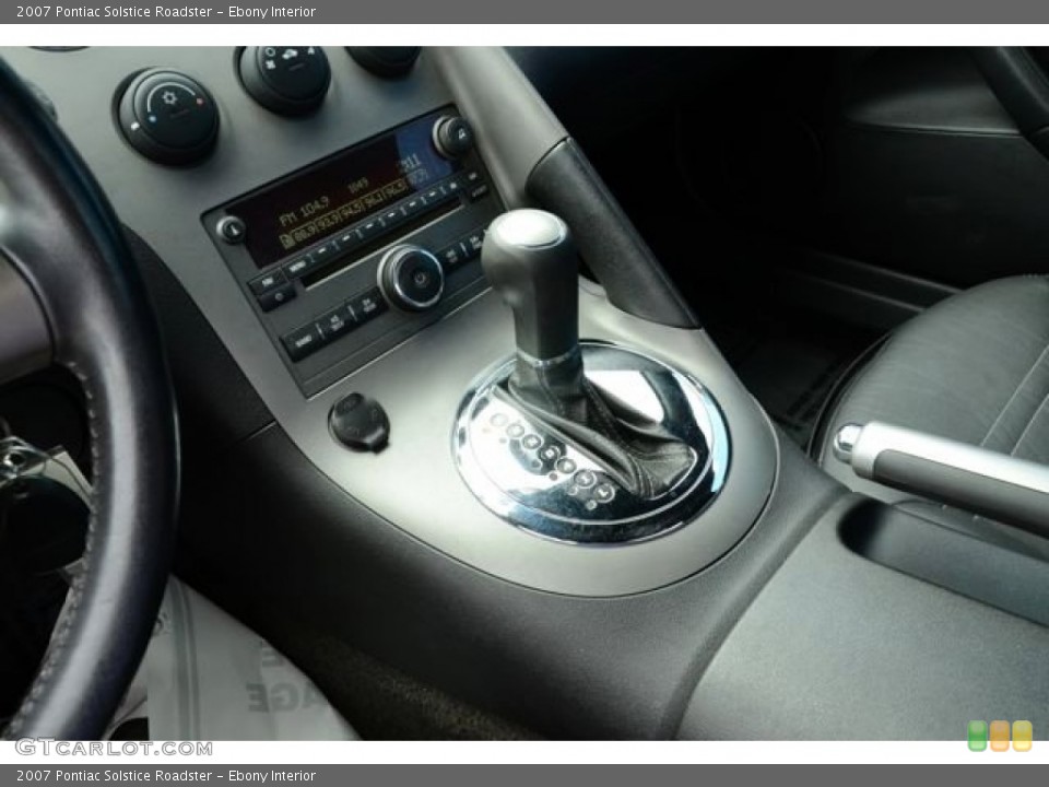 Ebony Interior Transmission for the 2007 Pontiac Solstice Roadster #85938414