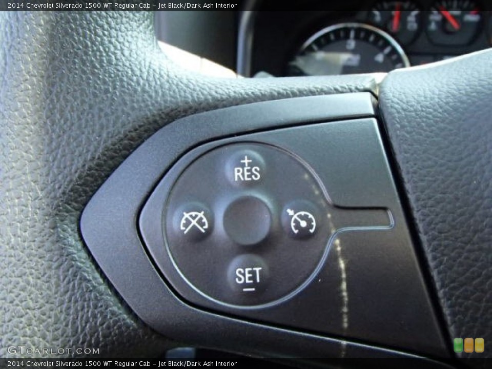 Jet Black/Dark Ash Interior Controls for the 2014 Chevrolet Silverado 1500 WT Regular Cab #85940964
