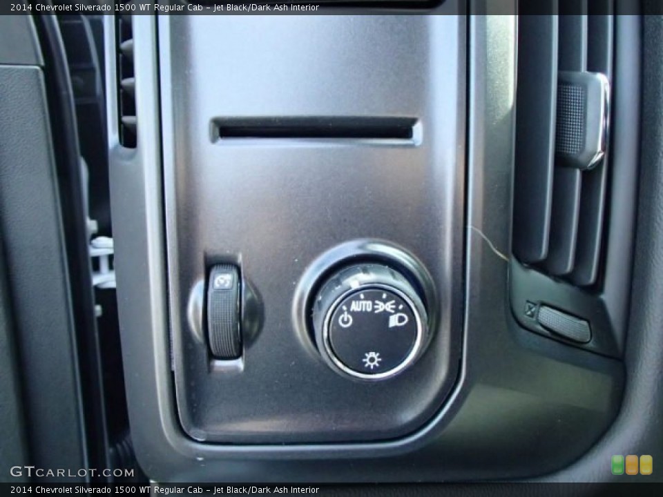 Jet Black/Dark Ash Interior Controls for the 2014 Chevrolet Silverado 1500 WT Regular Cab #85940988