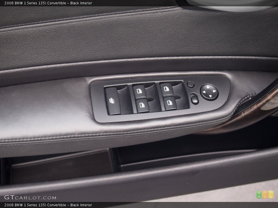 Black Interior Door Panel for the 2008 BMW 1 Series 135i Convertible #85941081