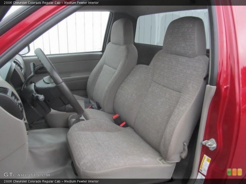 Medium Pewter Interior Front Seat for the 2006 Chevrolet Colorado Regular Cab #85942707