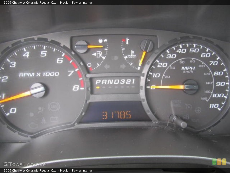 Medium Pewter Interior Gauges for the 2006 Chevrolet Colorado Regular Cab #85942842