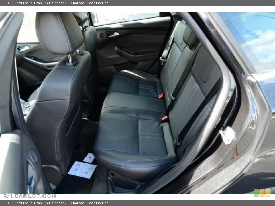 Charcoal Black Interior Rear Seat for the 2014 Ford Focus Titanium Hatchback #85943460