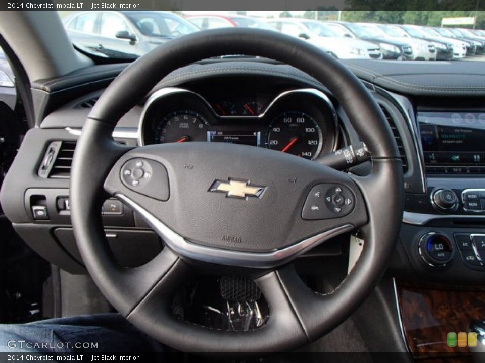 Jet Black Interior Steering Wheel for the 2014 Chevrolet Impala LT #85944453