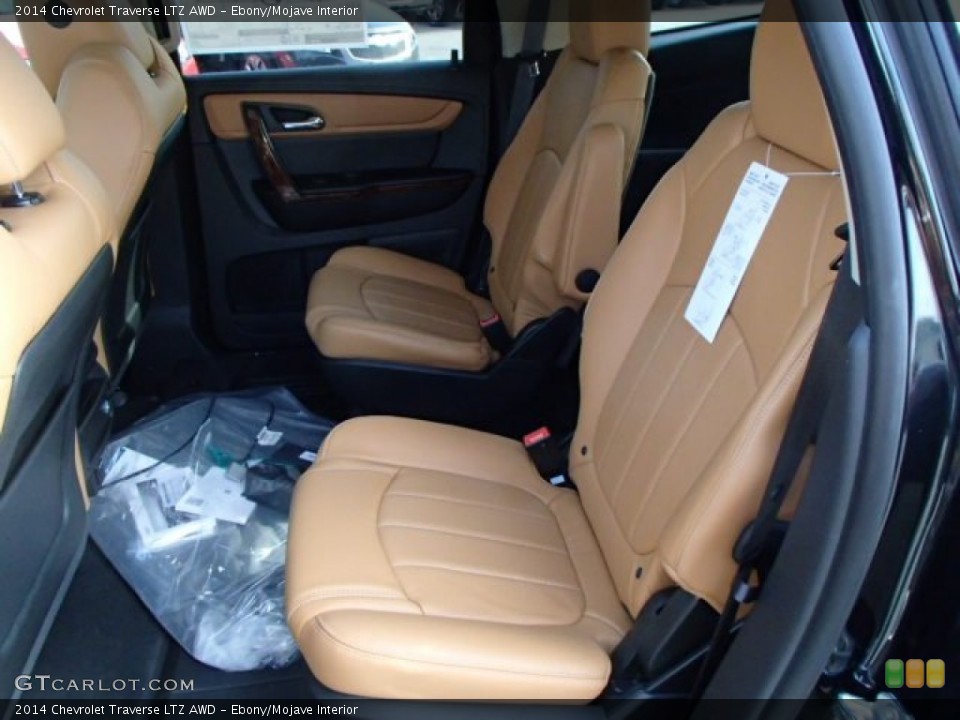 Ebony/Mojave Interior Rear Seat for the 2014 Chevrolet Traverse LTZ AWD #85947813