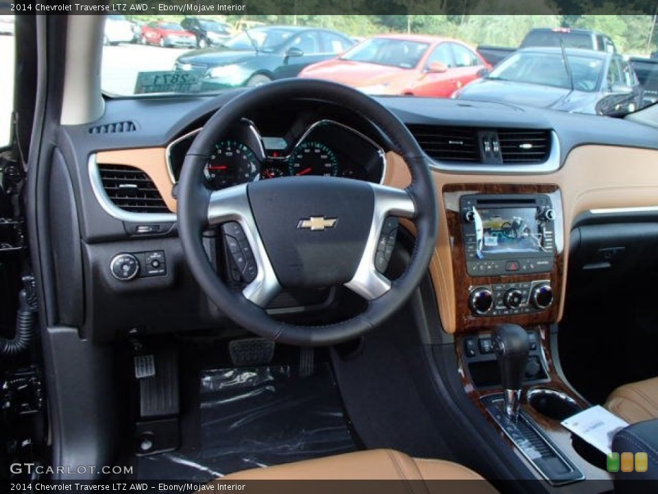 Ebony/Mojave Interior Dashboard for the 2014 Chevrolet Traverse LTZ AWD #85947852