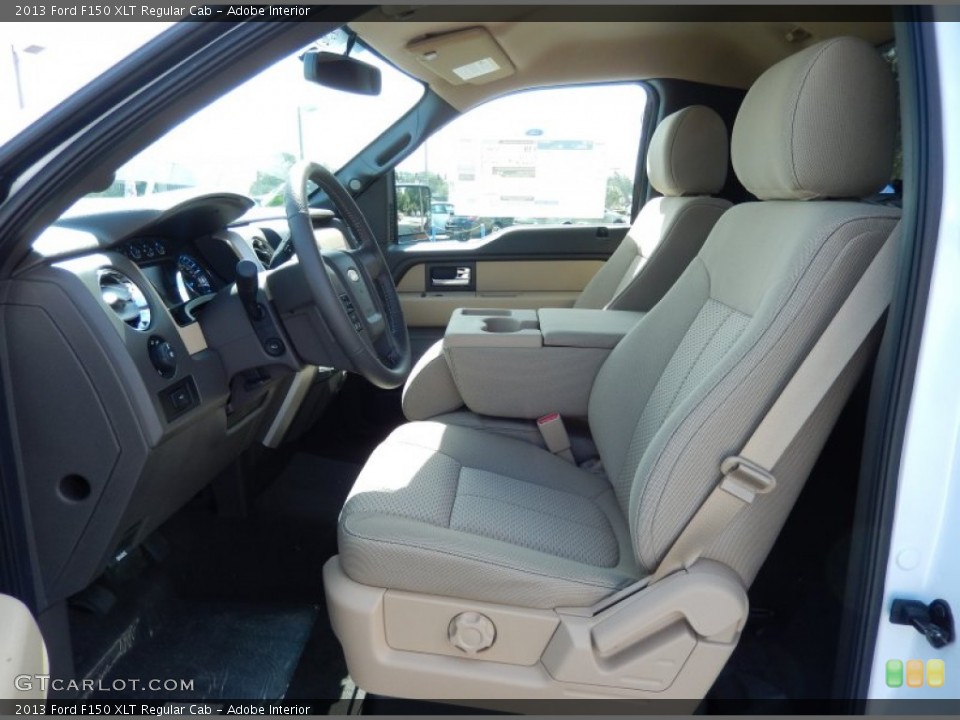 Adobe Interior Front Seat for the 2013 Ford F150 XLT Regular Cab #85950726