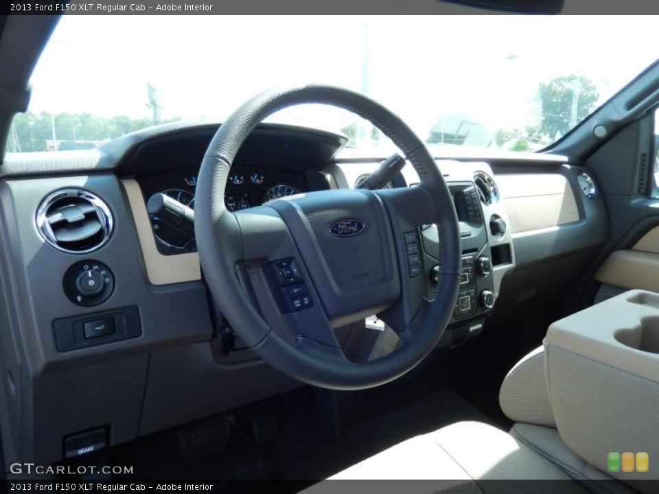Adobe Interior Steering Wheel for the 2013 Ford F150 XLT Regular Cab #85950744