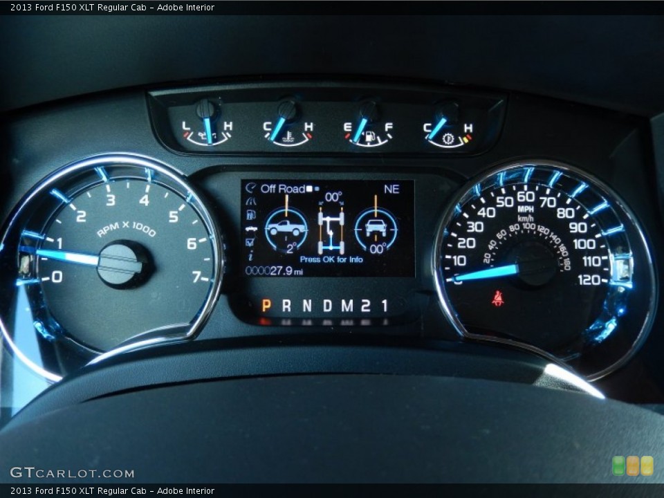 Adobe Interior Gauges for the 2013 Ford F150 XLT Regular Cab #85950768