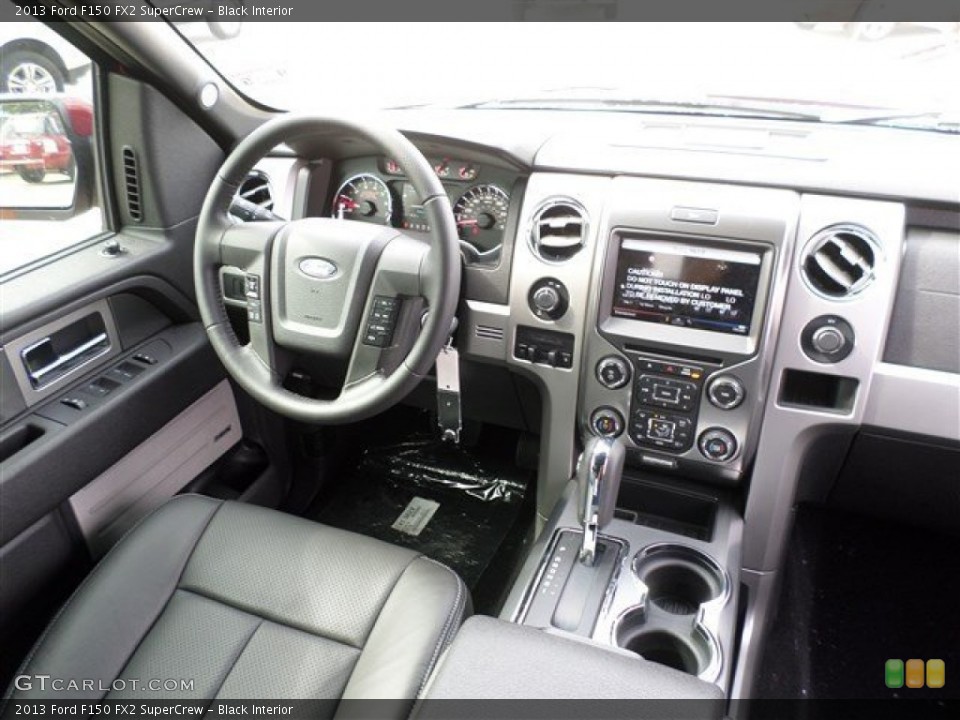 Black Interior Dashboard for the 2013 Ford F150 FX2 SuperCrew #85950831
