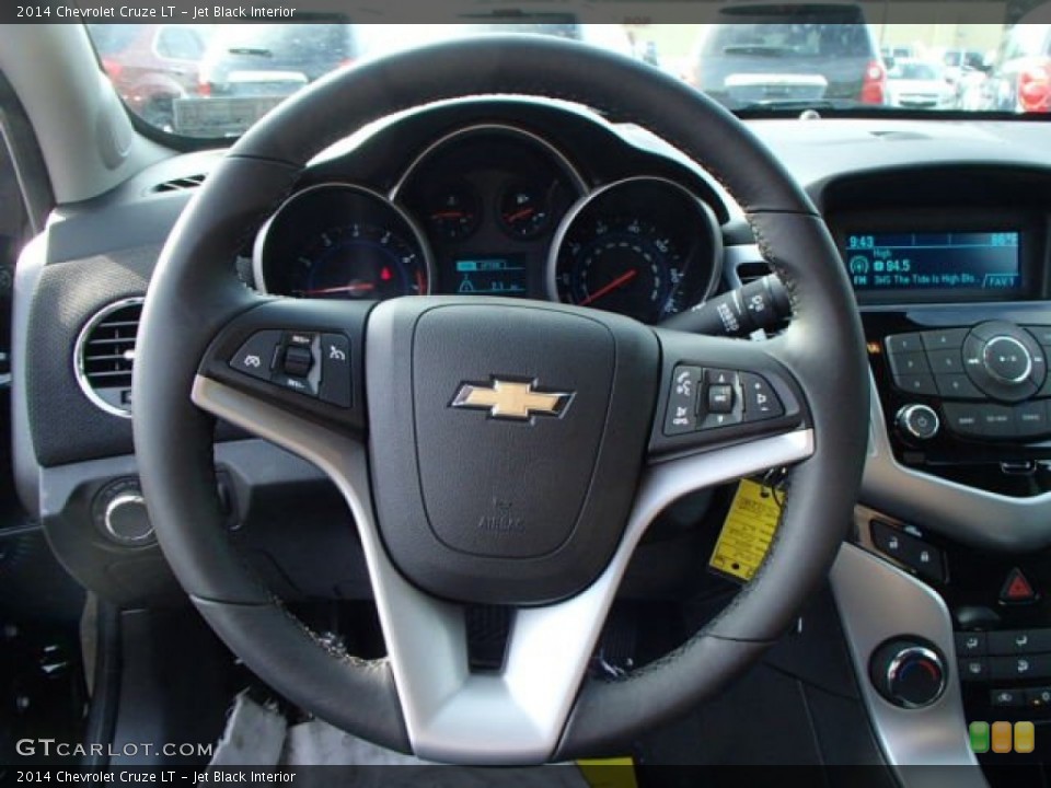 Jet Black Interior Steering Wheel for the 2014 Chevrolet Cruze LT #85950837