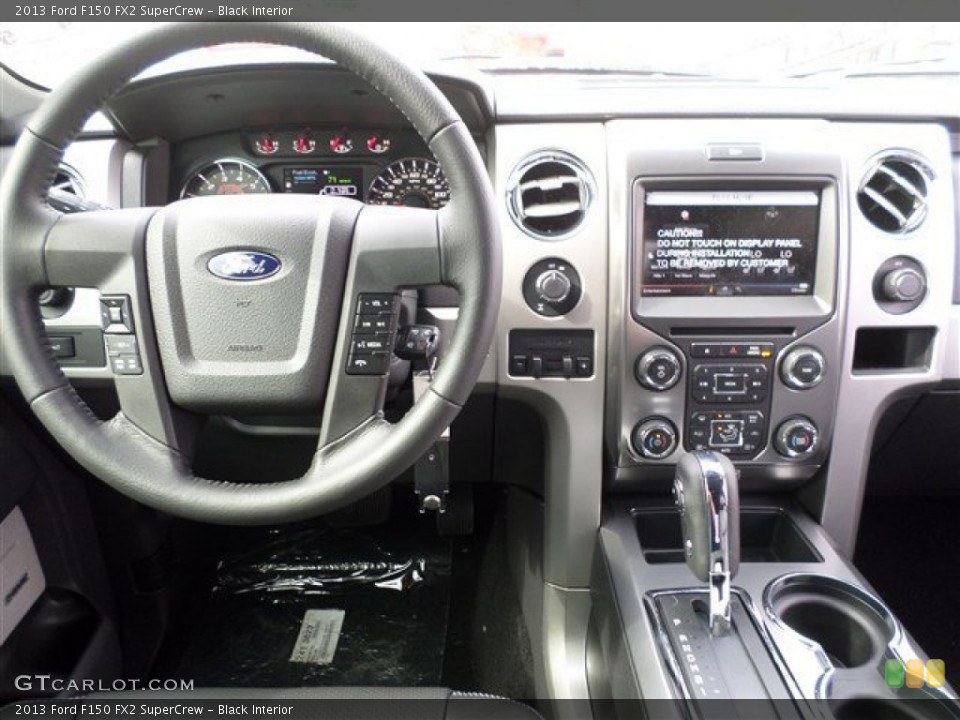 Black Interior Dashboard for the 2013 Ford F150 FX2 SuperCrew #85950852
