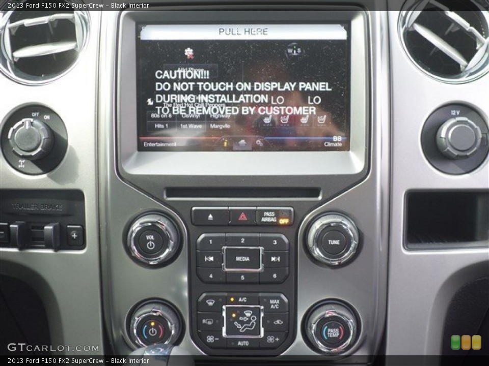Black Interior Controls for the 2013 Ford F150 FX2 SuperCrew #85950956